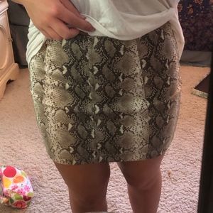Snakeskin Skirt